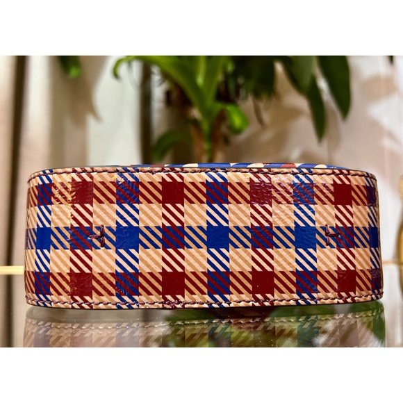 ♦️♦️ TORY BURCH AUTHENTIC PLAID SAWYER HANDBAG ♦️♦️ - Picture 10 of 16